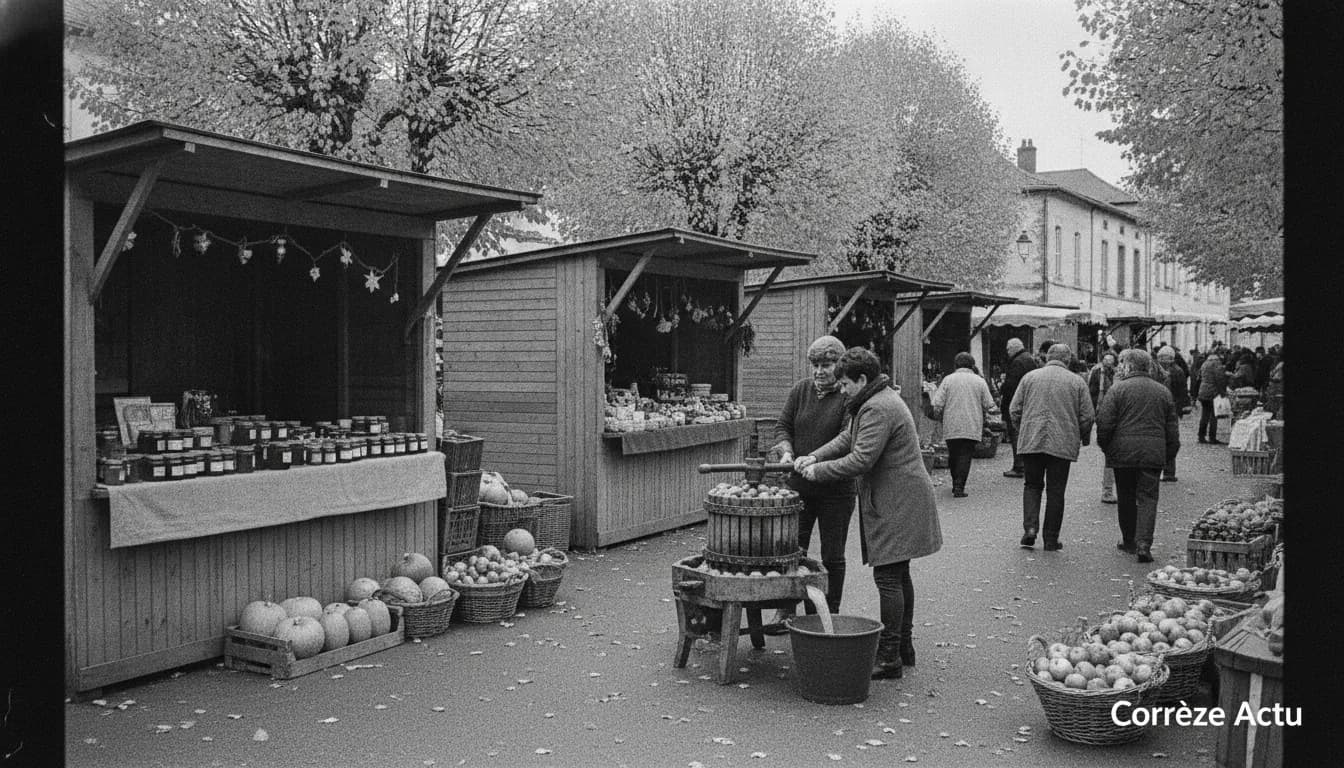 Affiche de : Chamberet fête l'automne, du jus de pommes au repas de midi
