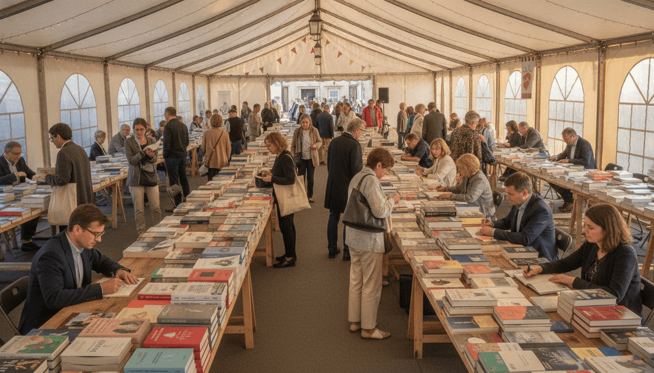 Illustration : Foire du livre de Brive : Dominique Bona dévoile une 44e édition placée sous le signe de la lecture