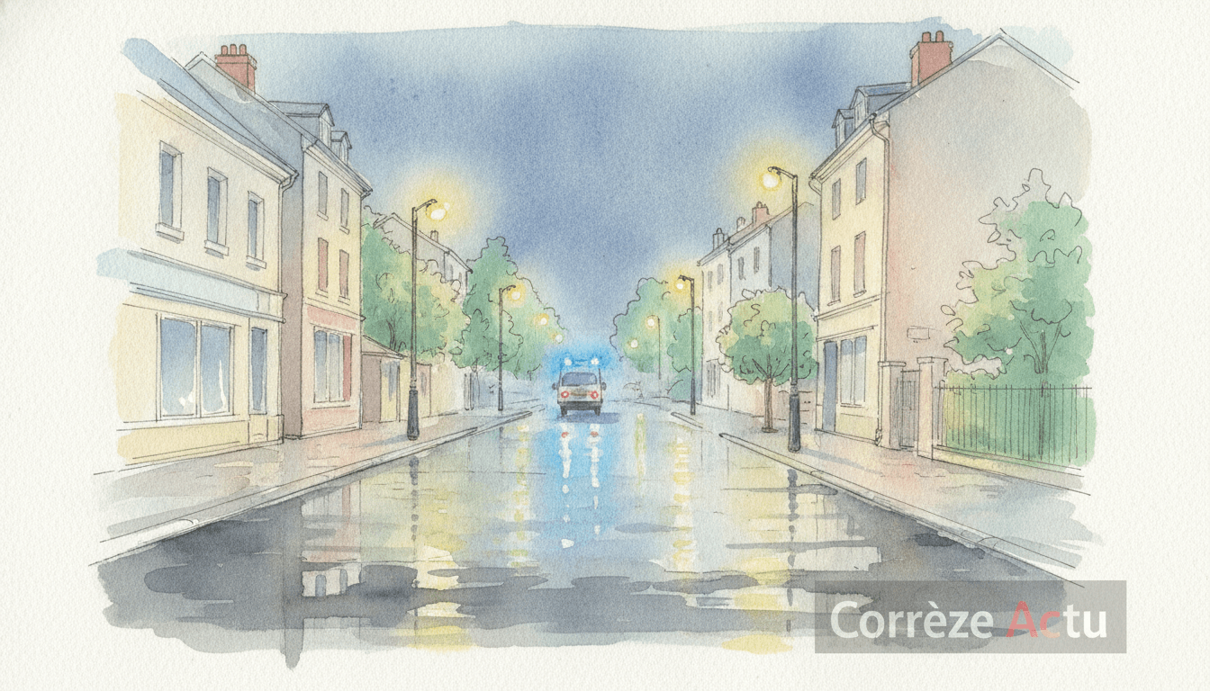 Illustration : Tulle : un motard gravement blessé avenue Ventadour