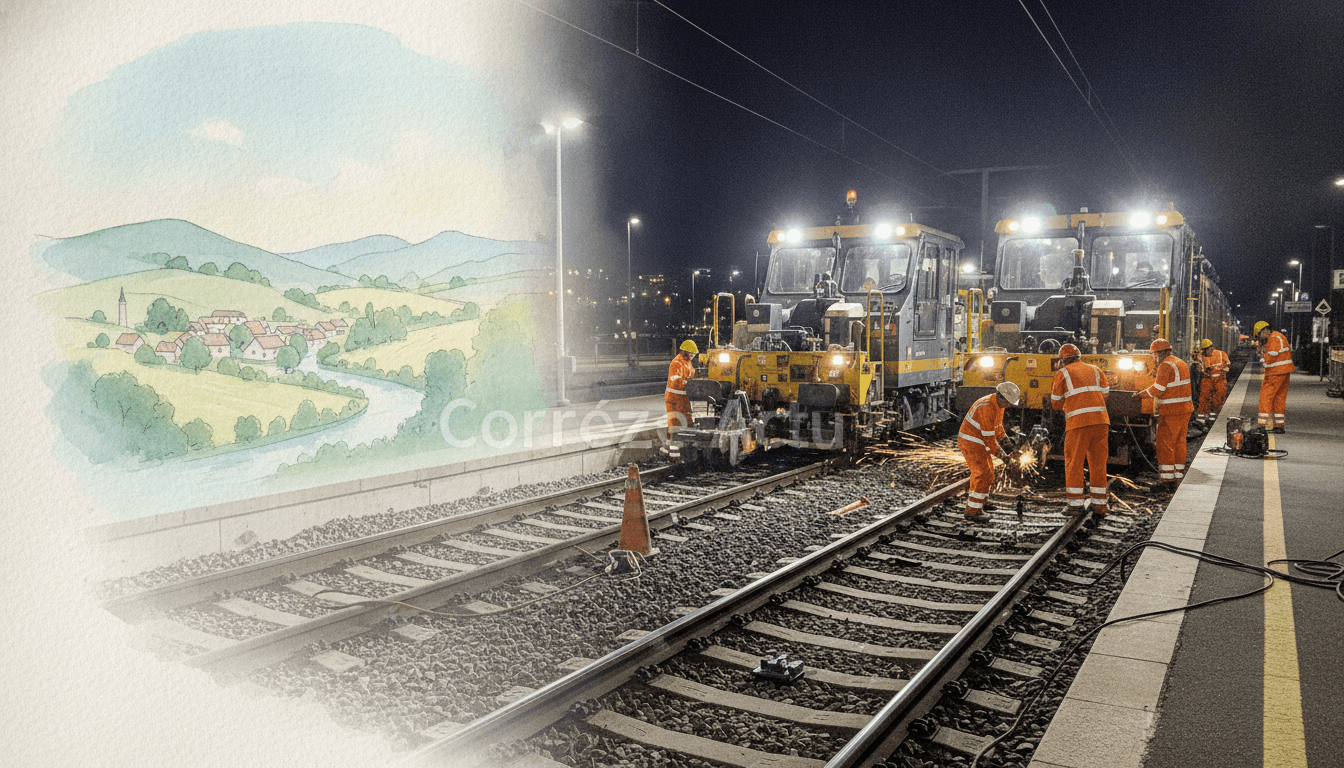 Illustration : Pas de trains entre Paris et la Corrèze deux week-ends de novembre et décembre