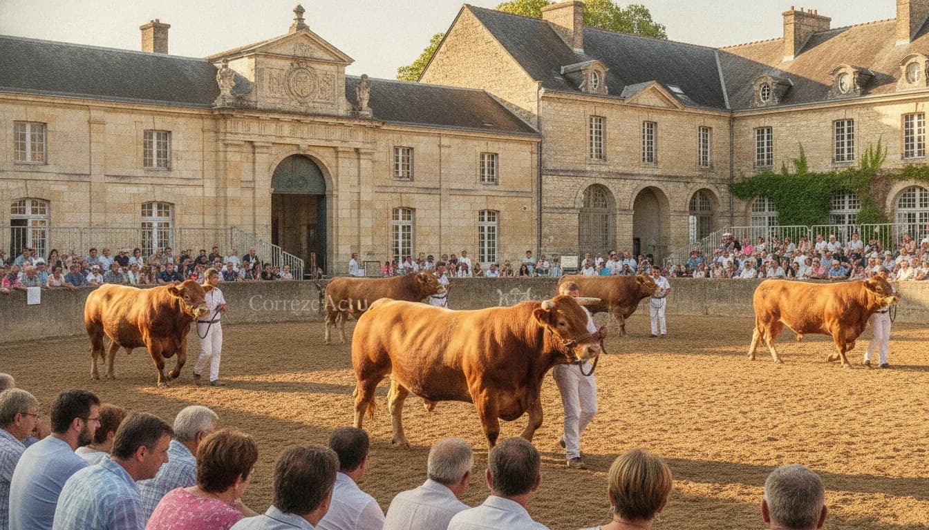 Illustration : Le National de la race limousine revient en Corrèze après 19 ans d'absence