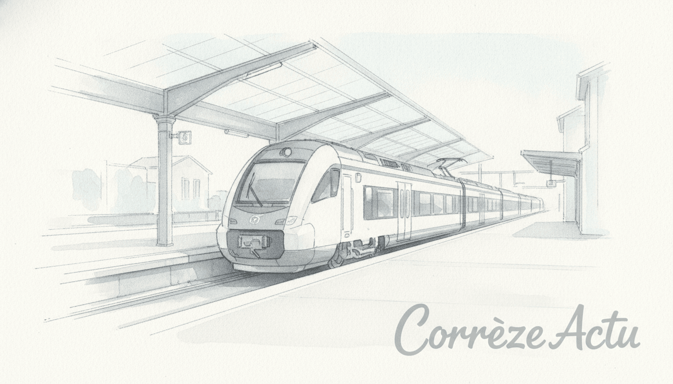 Illustration : Une rame Oxygène en test à Brive, mais la livraison recule encore