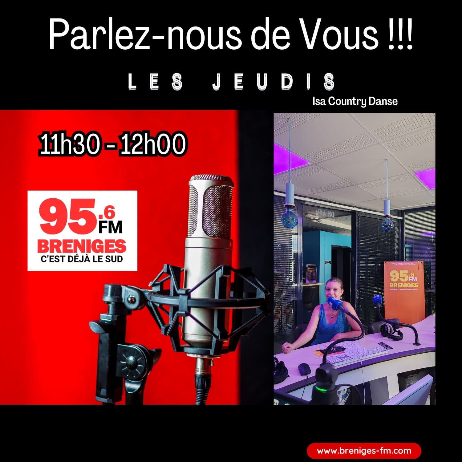Illustration : PNDV Épisode 1 Saison 4 du 3-09-2026 avec Isa Country Dance
