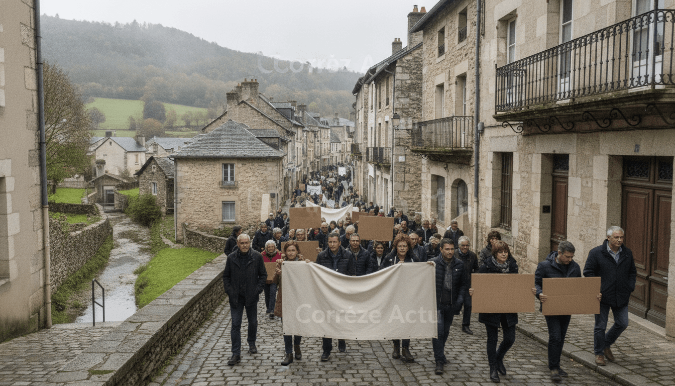 Illustration : Tulle : 200 à 250 manifestants contre le « permis de tuer »