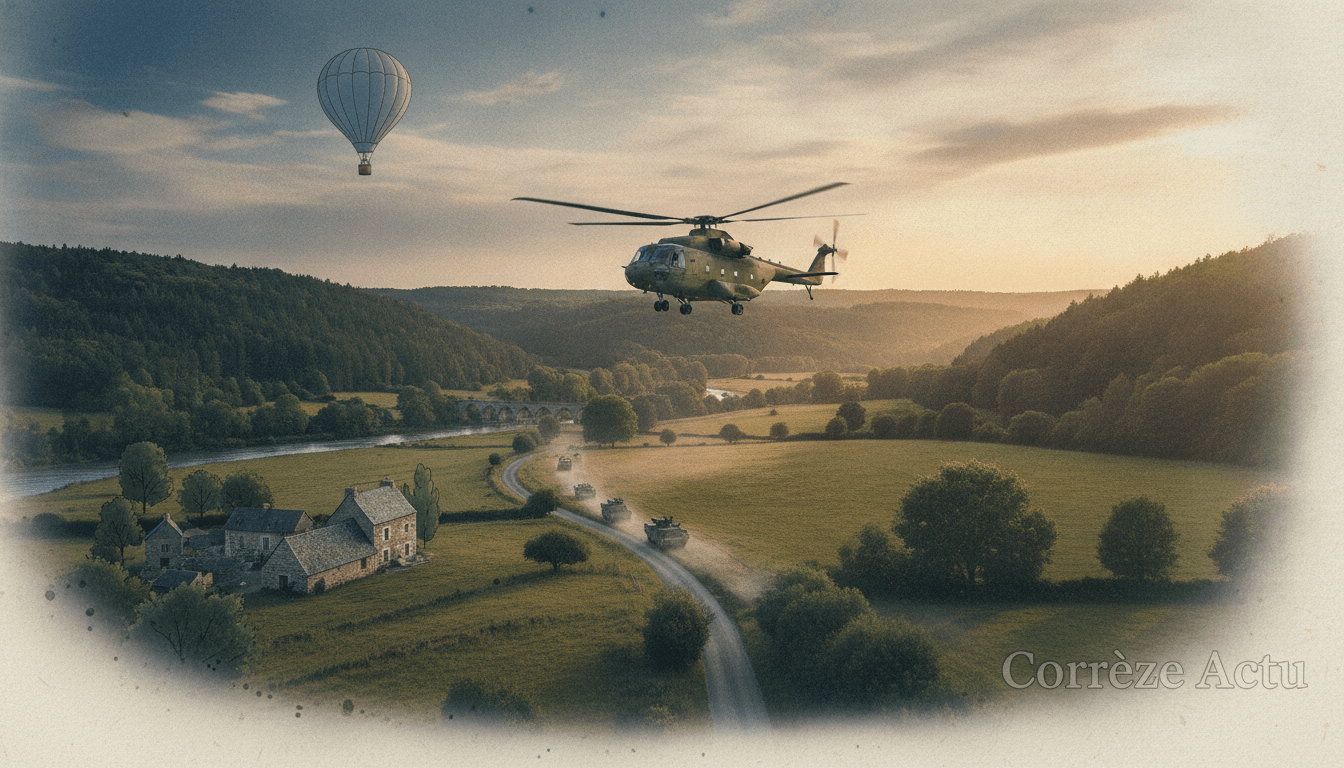 Illustration : Un grand exercice militaire franco-allemand démarre en Corrèze