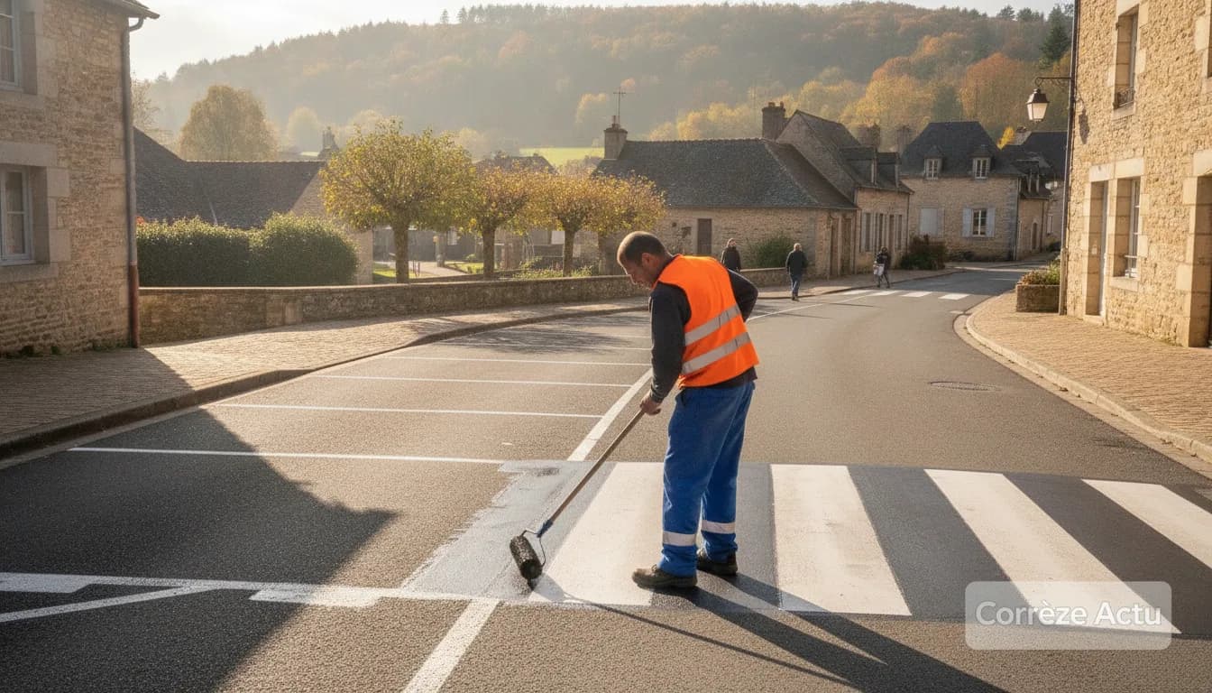Illustration : Brive efface un millier de places de stationnement près des passages piétons