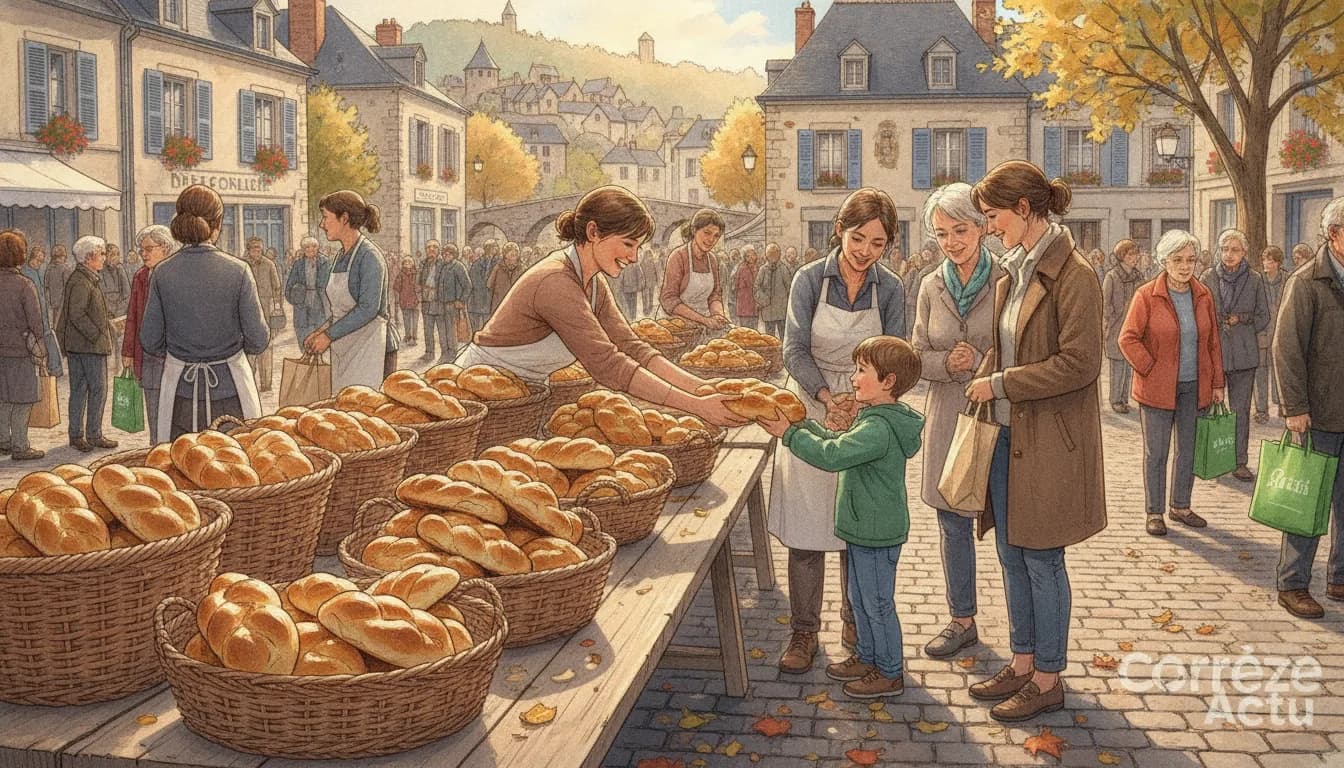 Illustration : Opération Brioche : Tulle croque pour le handicap