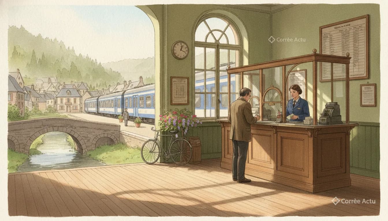 Illustration : Gare de Tulle : le guichet reste ouvert le samedi matin au moins jusqu'en juin